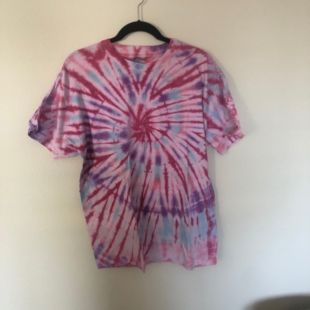 Tie dye tee multi color